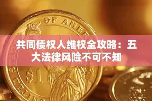 北京共同债权人维权全攻略：五大法律风险不可不知