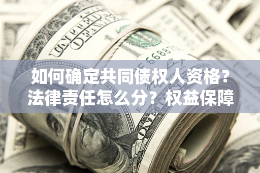 北京如何确定共同债权人资格？法律责任怎么分？权益保障技巧揭秘！