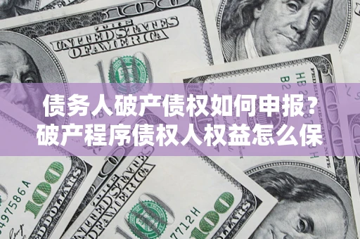 北京债务人破产债权如何申报？破产程序债权人权益怎么保障？