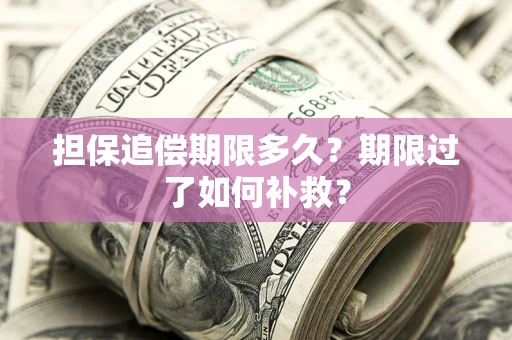 北京担保追偿期限多久？期限过了如何补救？