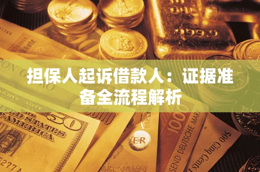 北京担保人起诉借款人：证据准备全流程解析