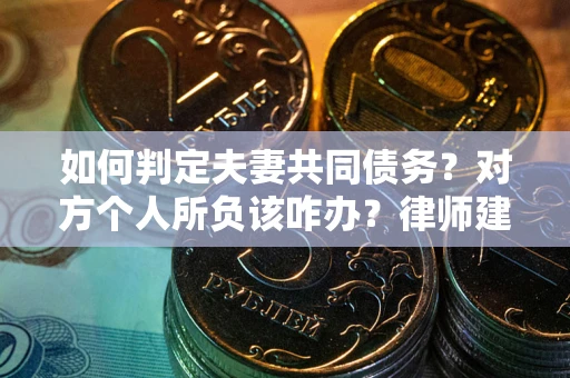 北京如何判定夫妻共同债务？对方个人所负该咋办？律师建议
