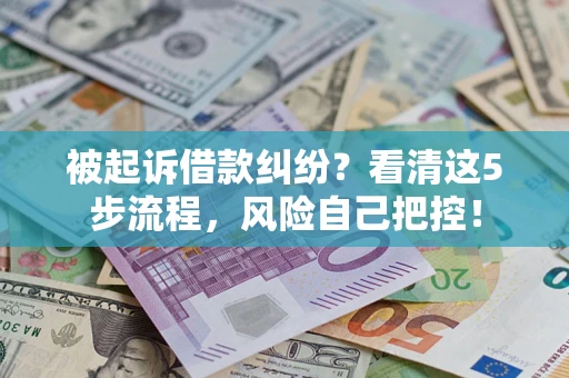 北京被起诉借款纠纷？看清这5步流程，风险自己把控！
